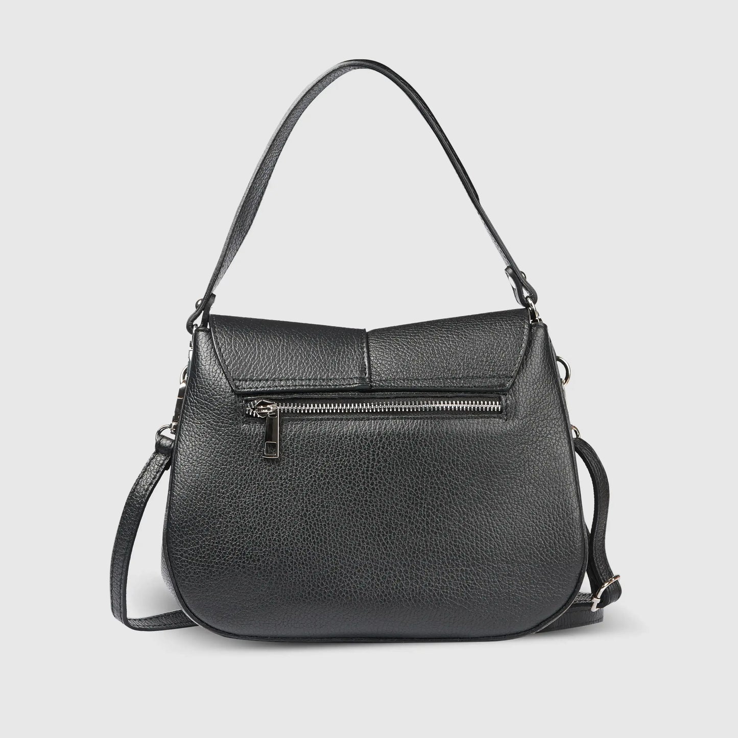 Calf Leather Shoulder Bag - TAKEASY - Flyclothing LLC