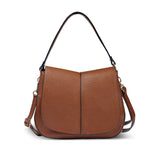 Calf Leather Shoulder Bag - TAKEASY - Flyclothing LLC