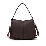 Calf Leather Shoulder Bag - TAKEASY - Flyclothing LLC