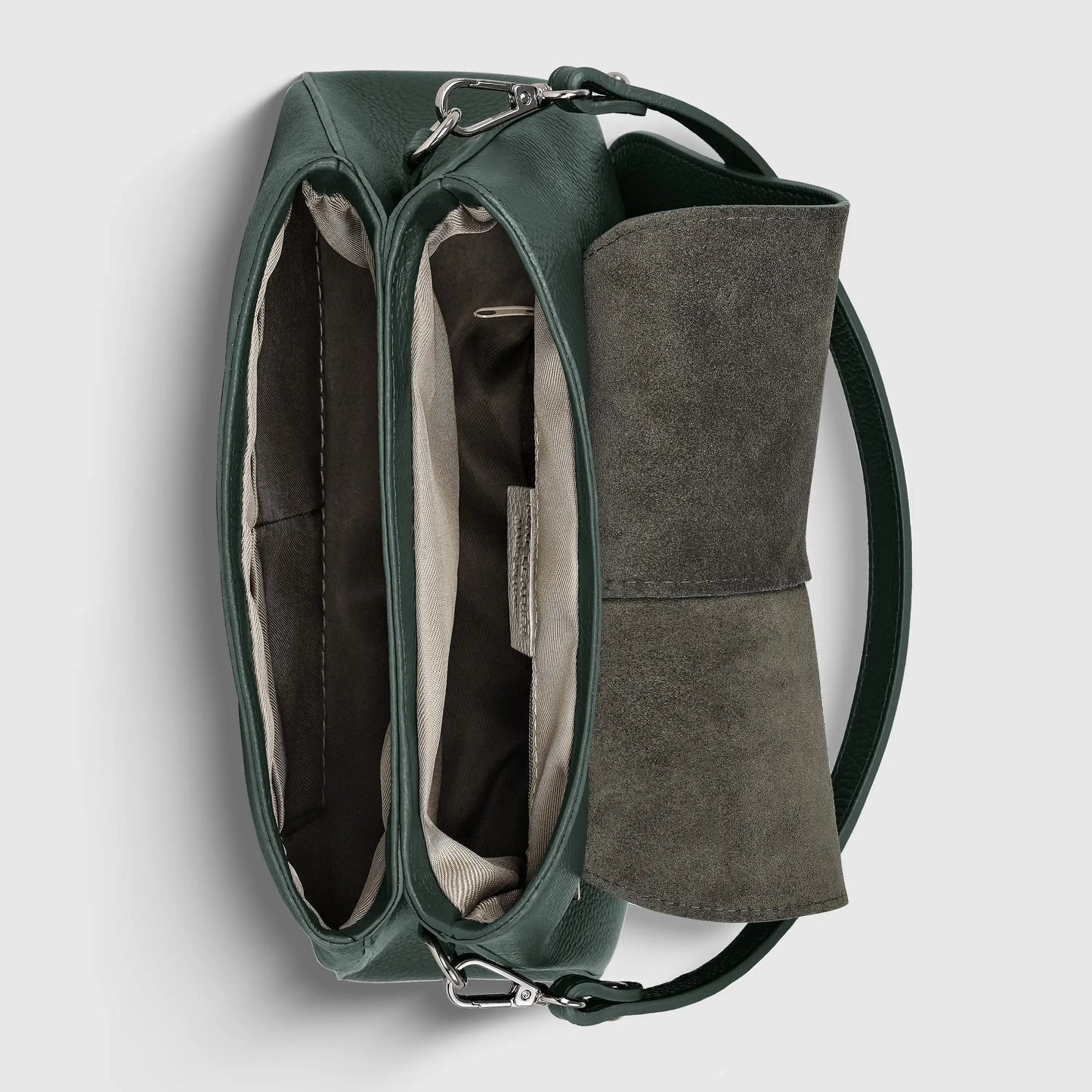 Calf Leather Shoulder Bag - TAKEASY - Flyclothing LLC