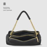 Italian Genuine Calf Leather Crossbody Bag 171522 - TAKEASY - Flyclothing LLC