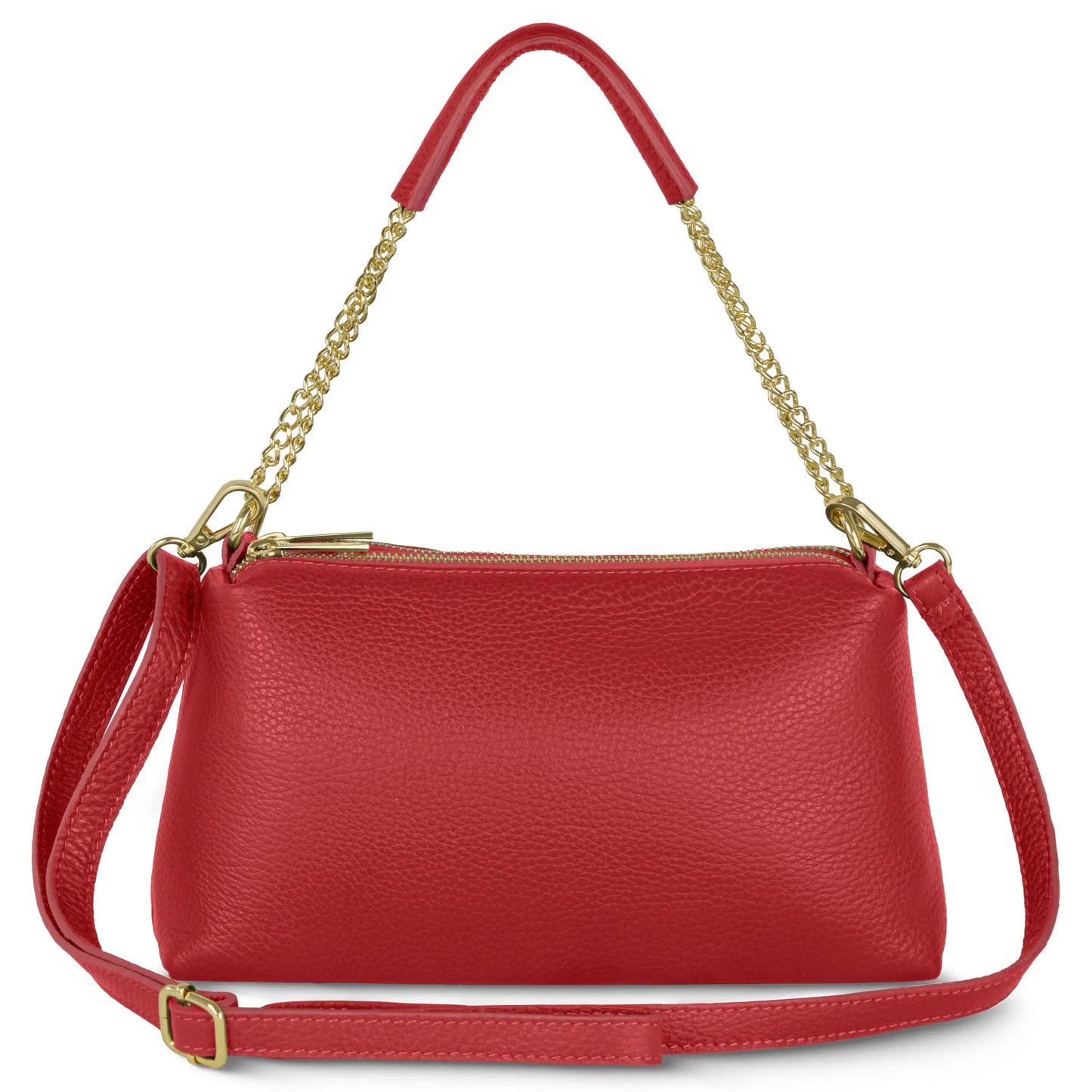 Italian Genuine Calf Leather Crossbody Bag 171522 - TAKEASY - Flyclothing LLC