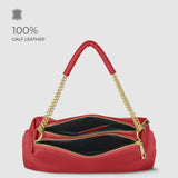 Italian Genuine Calf Leather Crossbody Bag 171522 - TAKEASY - Flyclothing LLC