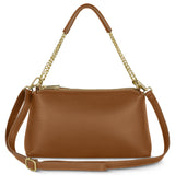 Italian Genuine Calf Leather Crossbody Bag 171522 - TAKEASY - Flyclothing LLC