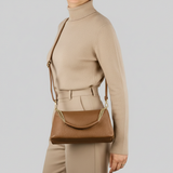 Italian Genuine Calf Leather Crossbody Bag 171522 - TAKEASY - Flyclothing LLC