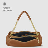Italian Full-Grain Leather Crossbody Bag | Milano - TAKEASY - Flyclothing LLC