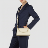 Italian Genuine Calf Leather Crossbody Bag 171522 - TAKEASY - Flyclothing LLC