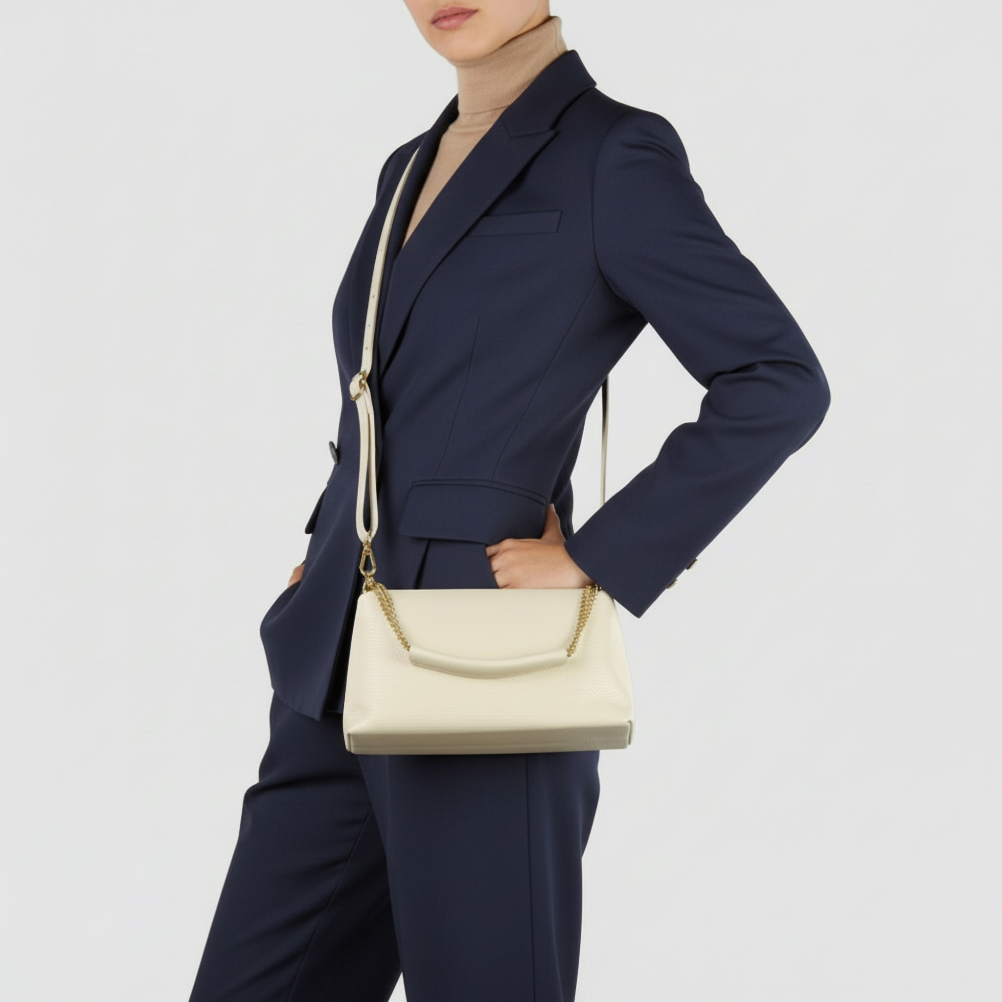 Italian Genuine Calf Leather Crossbody Bag 171522 - TAKEASY - Flyclothing LLC