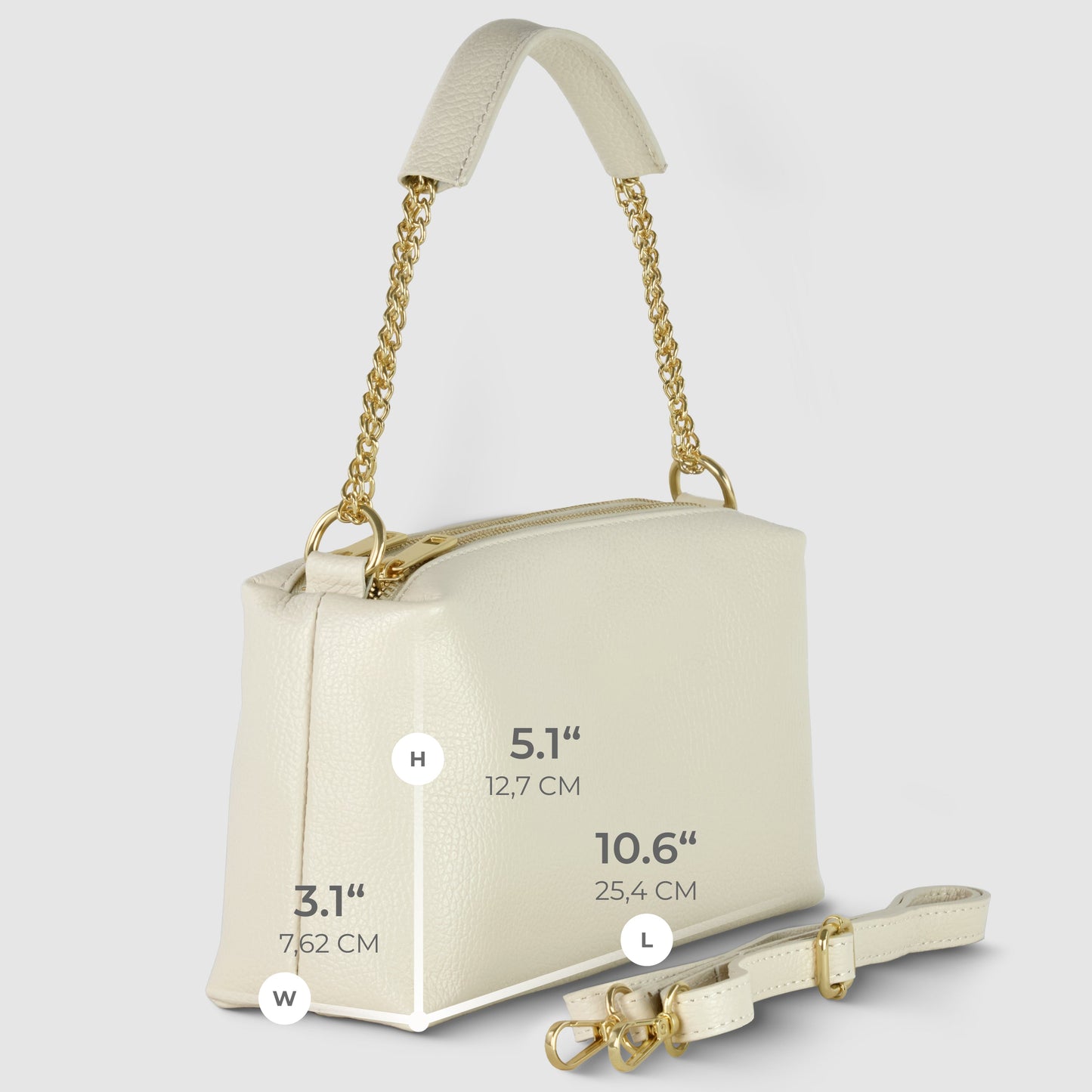 Italian Genuine Calf Leather Crossbody Bag 171522 - TAKEASY - Flyclothing LLC
