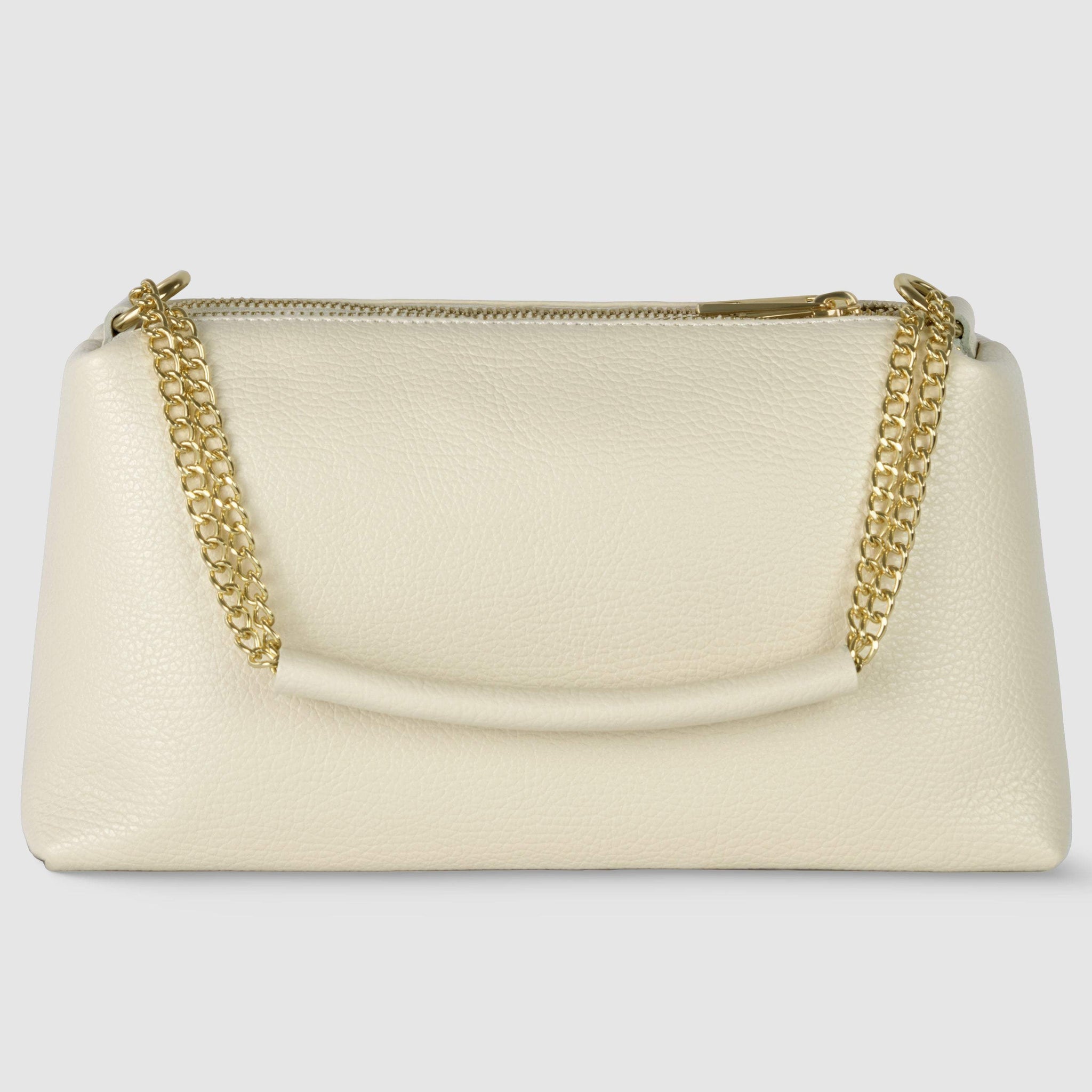 Italian Full-Grain Leather Crossbody Bag | Milano - TAKEASY - Flyclothing LLC