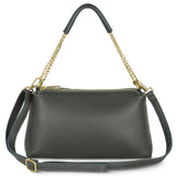 Italian Genuine Calf Leather Crossbody Bag 171522 - TAKEASY - Flyclothing LLC