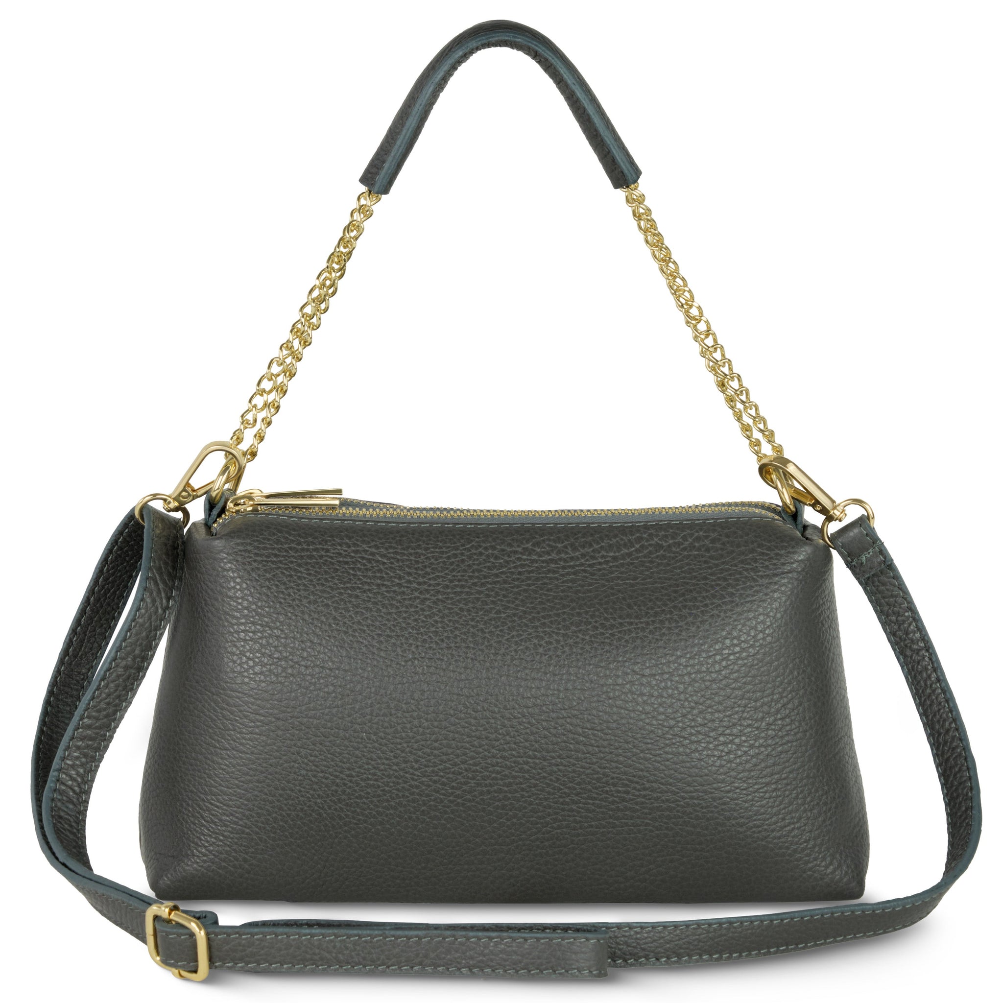 Italian Genuine Calf Leather Crossbody Bag 171522 - TAKEASY - Flyclothing LLC