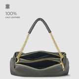 Italian Genuine Calf Leather Crossbody Bag 171522 - TAKEASY - Flyclothing LLC