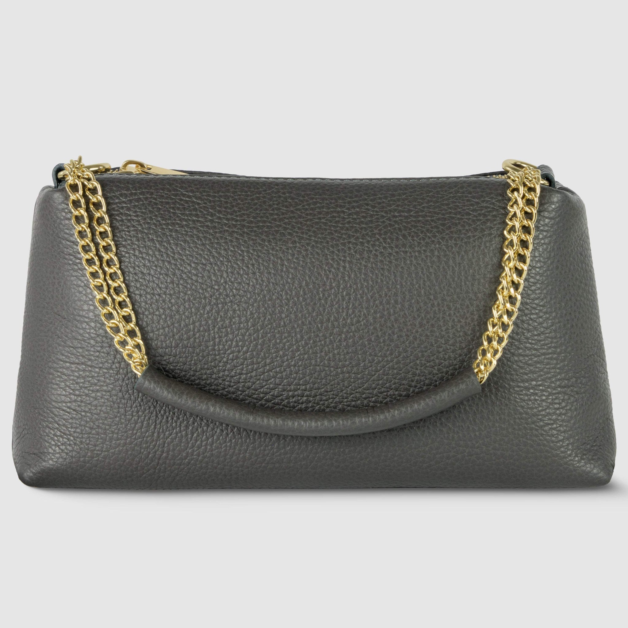 Italian Full-Grain Leather Crossbody Bag | Milano - TAKEASY - Flyclothing LLC