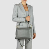 Calf Leather Shoulder Bag - TAKEASY - Flyclothing LLC