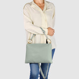 Italian Genuine Calf Leather Shoulder Bag 171551 - TAKEASY - Flyclothing LLC