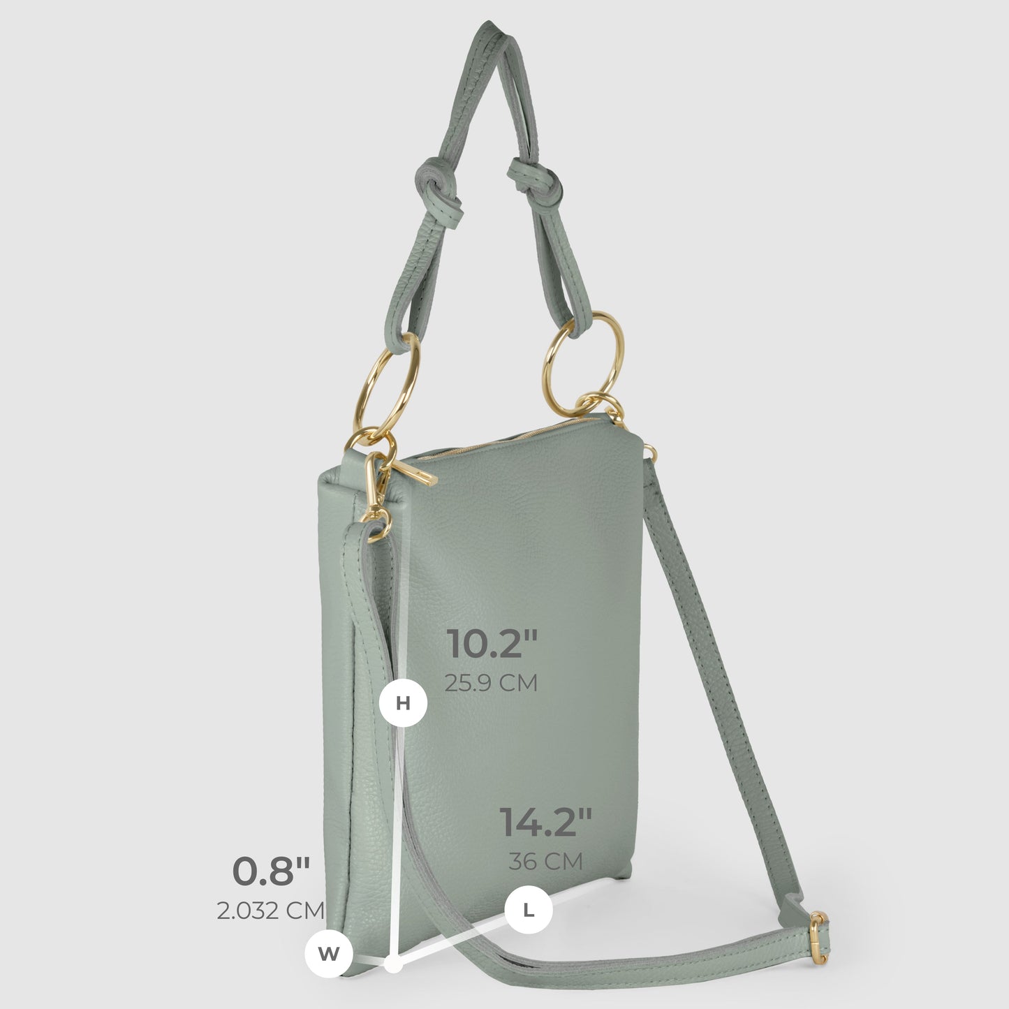 Italian Genuine Calf Leather Shoulder Bag 171551 - TAKEASY - Flyclothing LLC