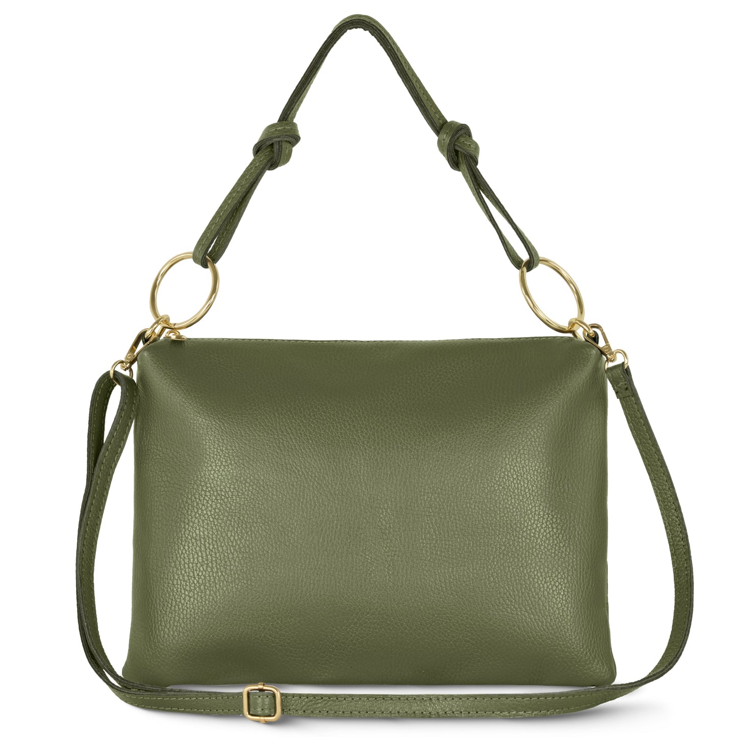 Italian Genuine Calf Leather Shoulder Bag 171551 - TAKEASY - Flyclothing LLC