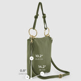 Italian Genuine Calf Leather Shoulder Bag 171551 - TAKEASY - Flyclothing LLC