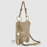 Italian Genuine Calf Leather Shoulder Bag 171551 - TAKEASY - Flyclothing LLC