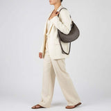 Italian Genuine Calf Leather Shoulder Bag 222024
