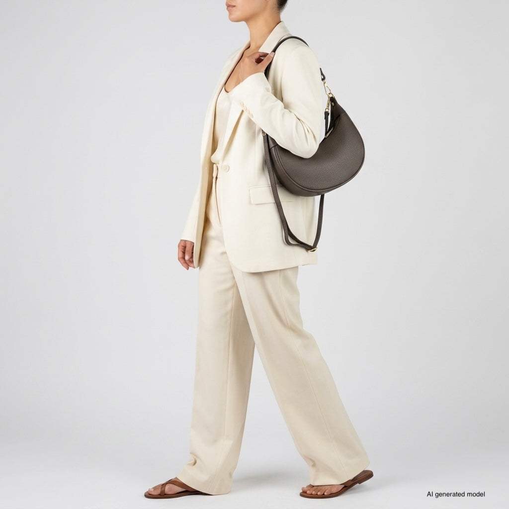 Italian Genuine Calf Leather Shoulder Bag 222024 - TAKEASY - Flyclothing LLC