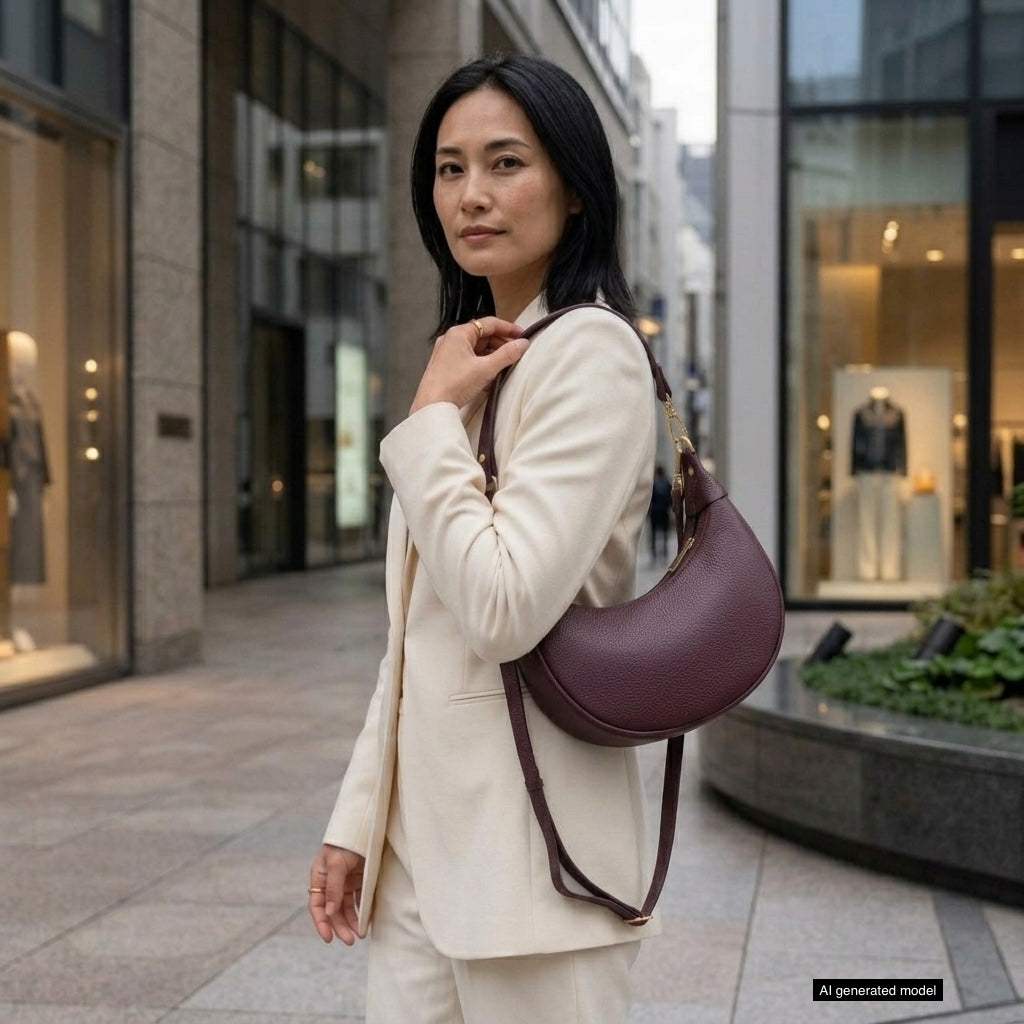 Italian Genuine Calf Leather Shoulder Bag 222024 - TAKEASY - Flyclothing LLC