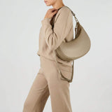 Italian Genuine Calf Leather Shoulder Bag 222024