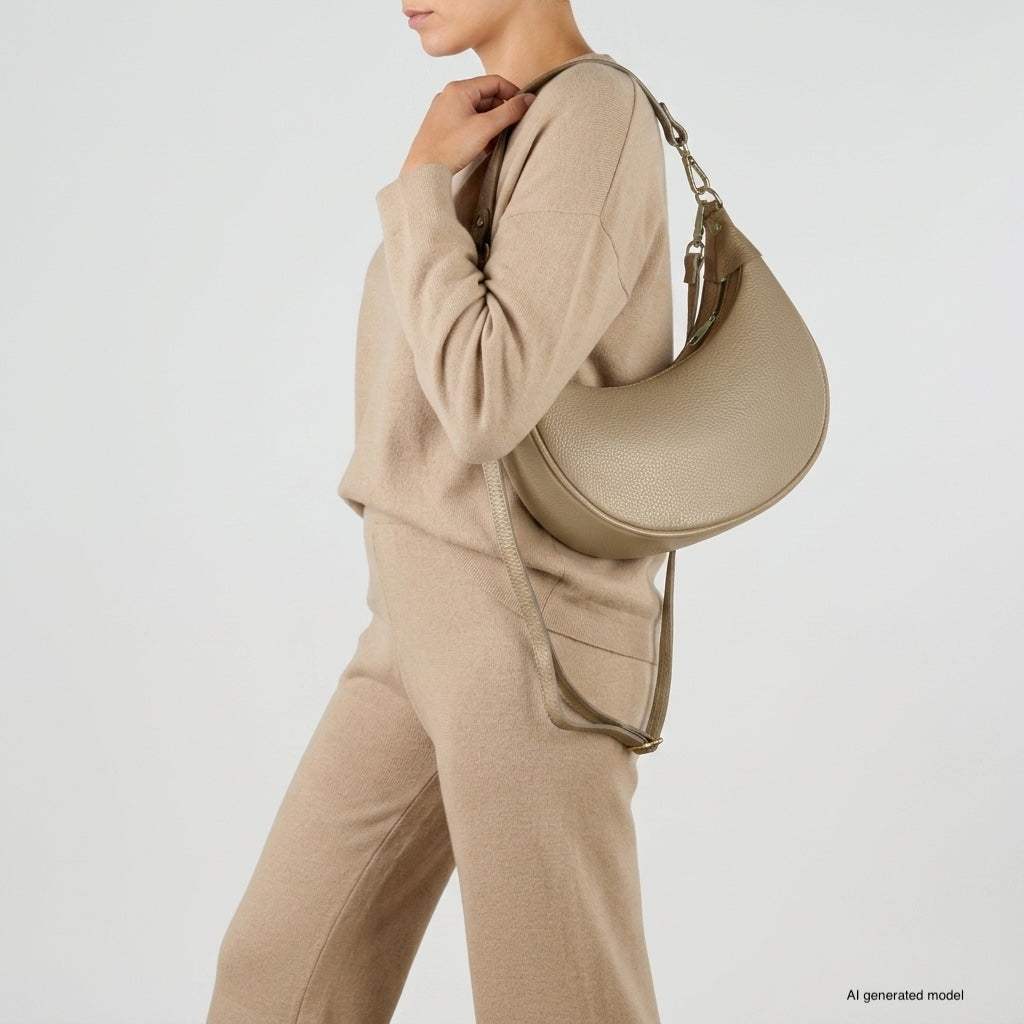 Italian Genuine Calf Leather Shoulder Bag 222024 - TAKEASY - Flyclothing LLC