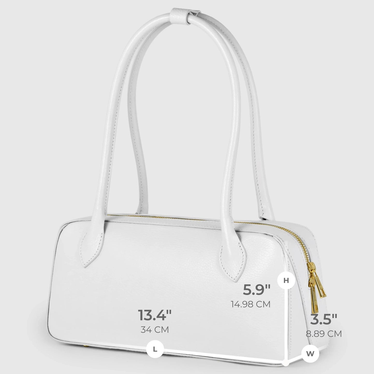 Italian Genuine Calf Leather Shoulder Bag 272511 - TAKEASY - Flyclothing LLC