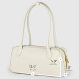 Italian Genuine Calf Leather Shoulder Bag 272511 - TAKEASY - Flyclothing LLC