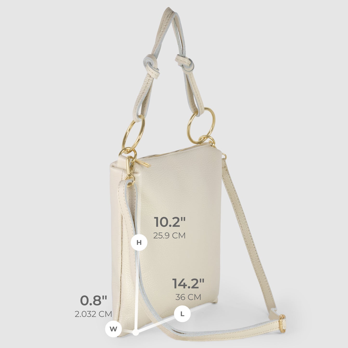 Italian Genuine Calf Leather Shoulder Bag 171551 - TAKEASY - Flyclothing LLC