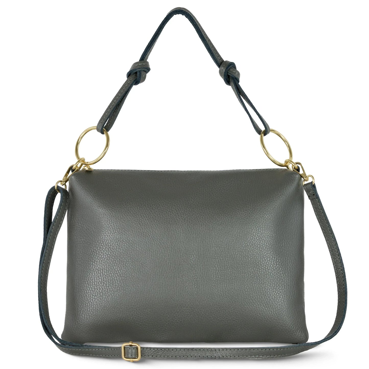 Calf Leather Shoulder Bag - TAKEASY - Flyclothing LLC