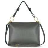 Calf Leather Shoulder Bag - TAKEASY - Flyclothing LLC