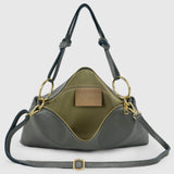Italian Genuine Calf Leather Shoulder Bag 171551 - TAKEASY - Flyclothing LLC