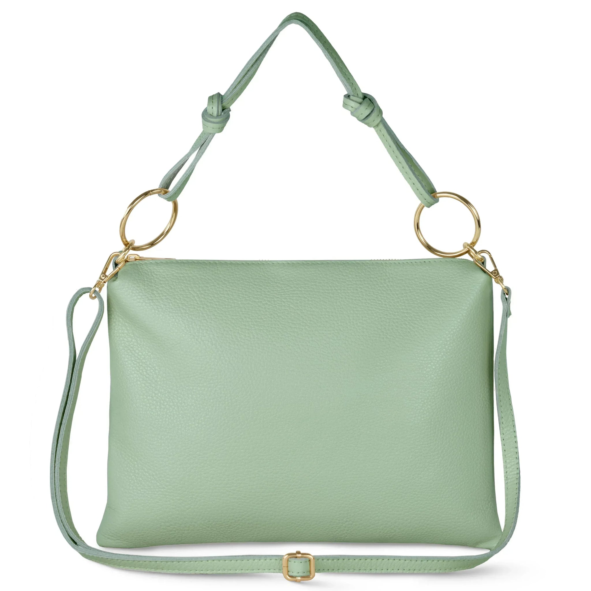 Calf Leather Shoulder Bag - TAKEASY - Flyclothing LLC