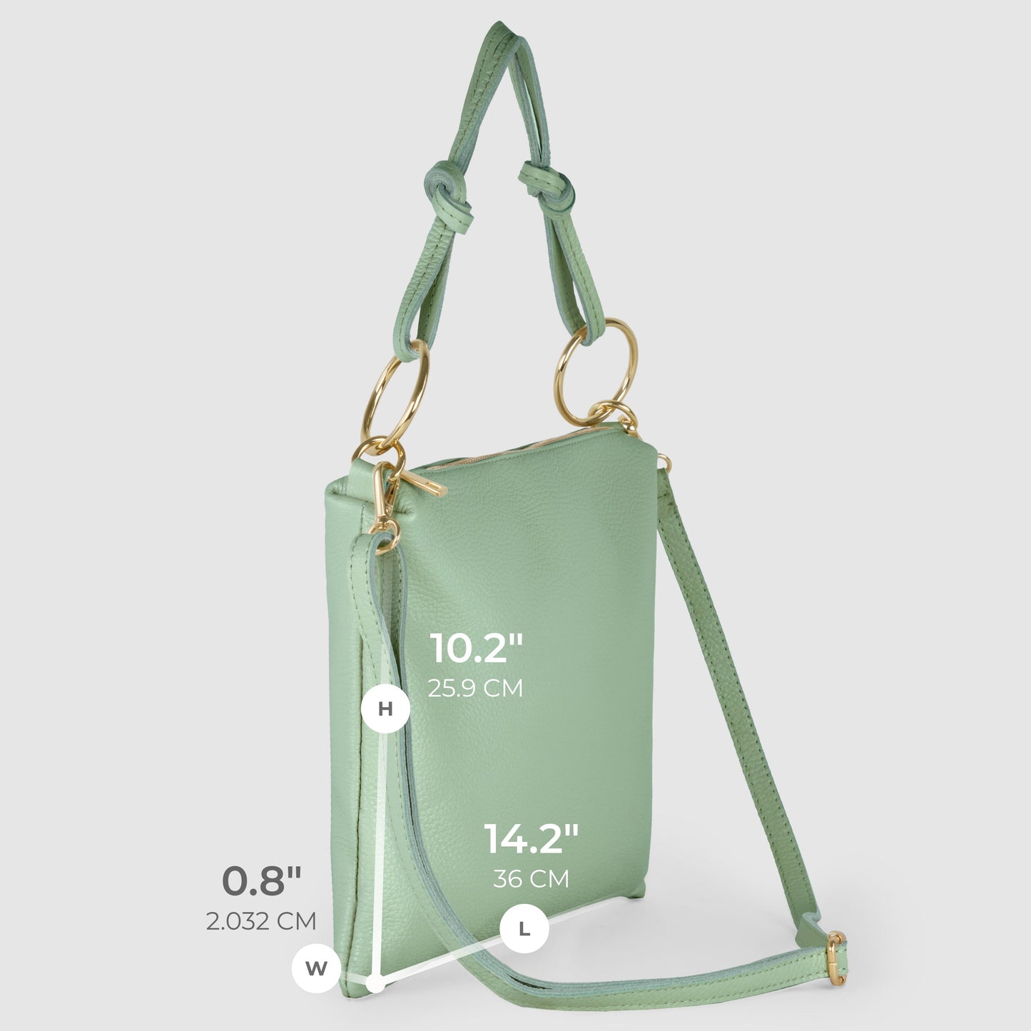 Italian Genuine Calf Leather Shoulder Bag 171551 - TAKEASY - Flyclothing LLC