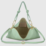 Calf Leather Shoulder Bag - TAKEASY - Flyclothing LLC