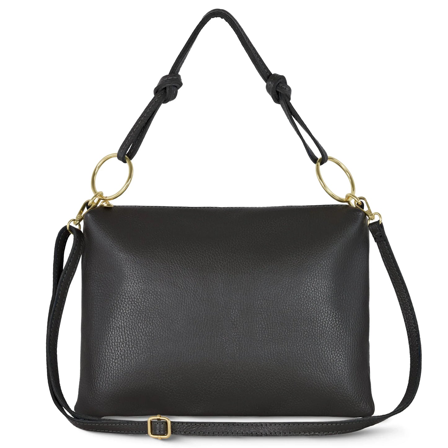 Calf Leather Shoulder Bag - TAKEASY - Flyclothing LLC