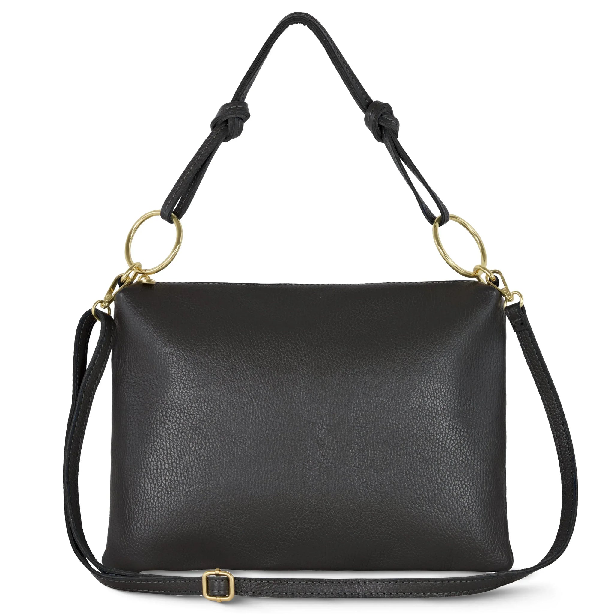 Calf Leather Shoulder Bag - TAKEASY - Flyclothing LLC