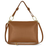 Calf Leather Shoulder Bag - TAKEASY - Flyclothing LLC