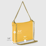 Italian Genuine Calf Leather Crossbody Bag 101315 - TAKEASY - Flyclothing LLC