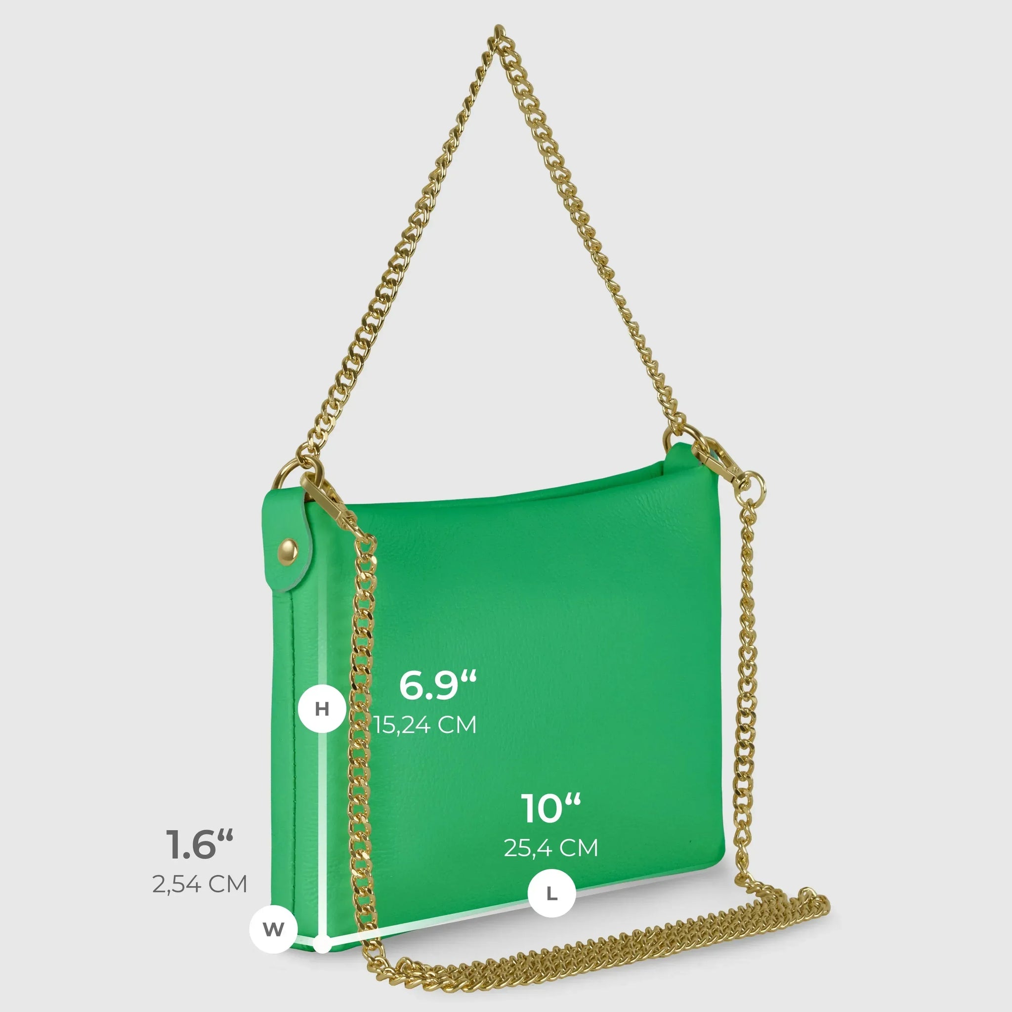 Calf Leather Crossbody Bag - TAKEASY - Flyclothing LLC