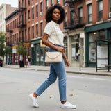 Calf Leather Crossbody Bag - TAKEASY - Flyclothing LLC