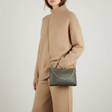 Calf Leather Crossbody Bag - TAKEASY - Flyclothing LLC