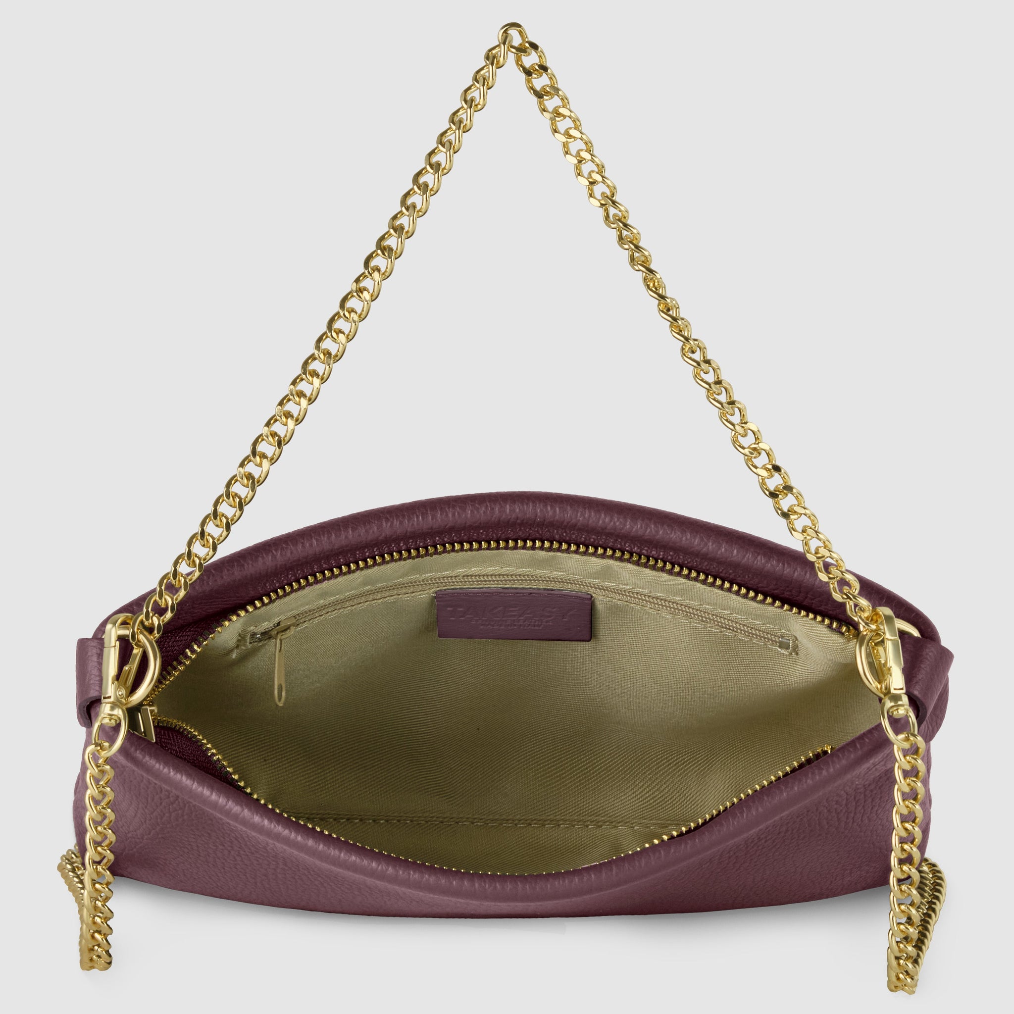 Italian Genuine Calf Leather Crossbody Bag 101315 - TAKEASY - Flyclothing LLC