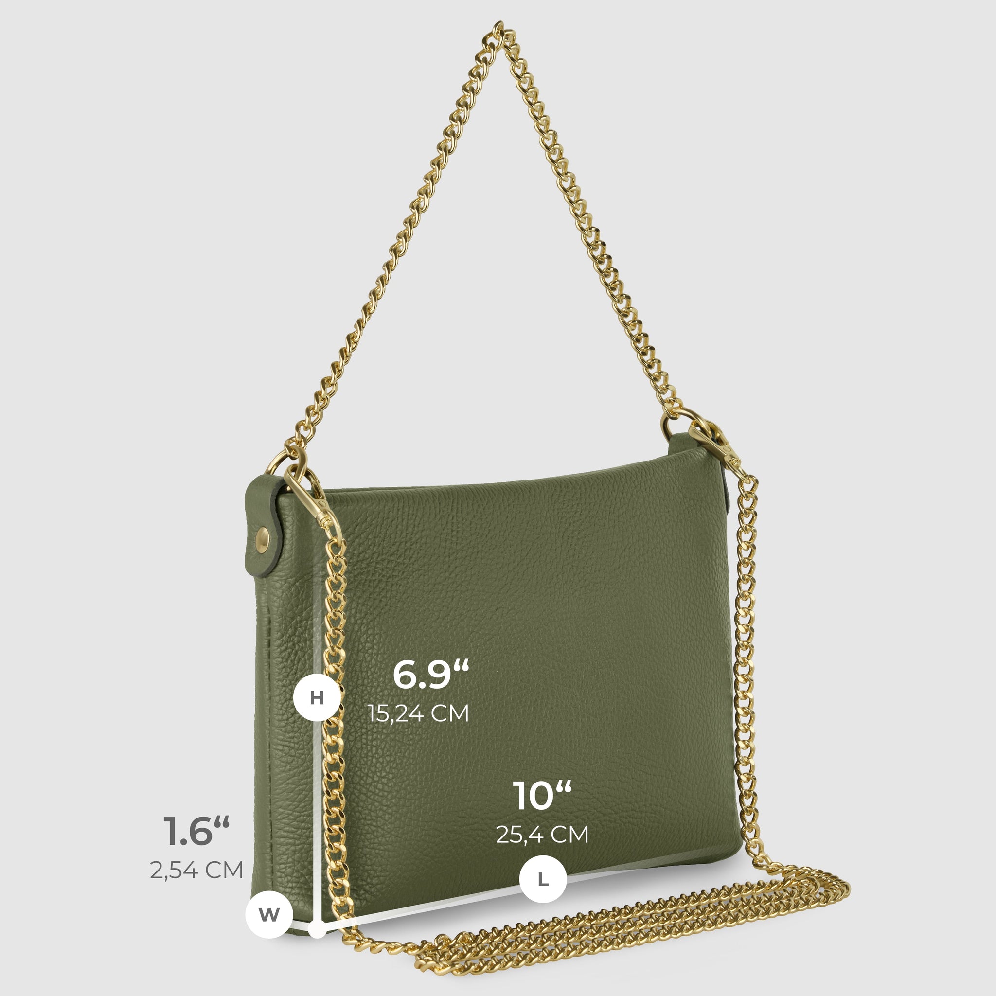 Italian Genuine Calf Leather Crossbody Bag 101315 - TAKEASY - Flyclothing LLC
