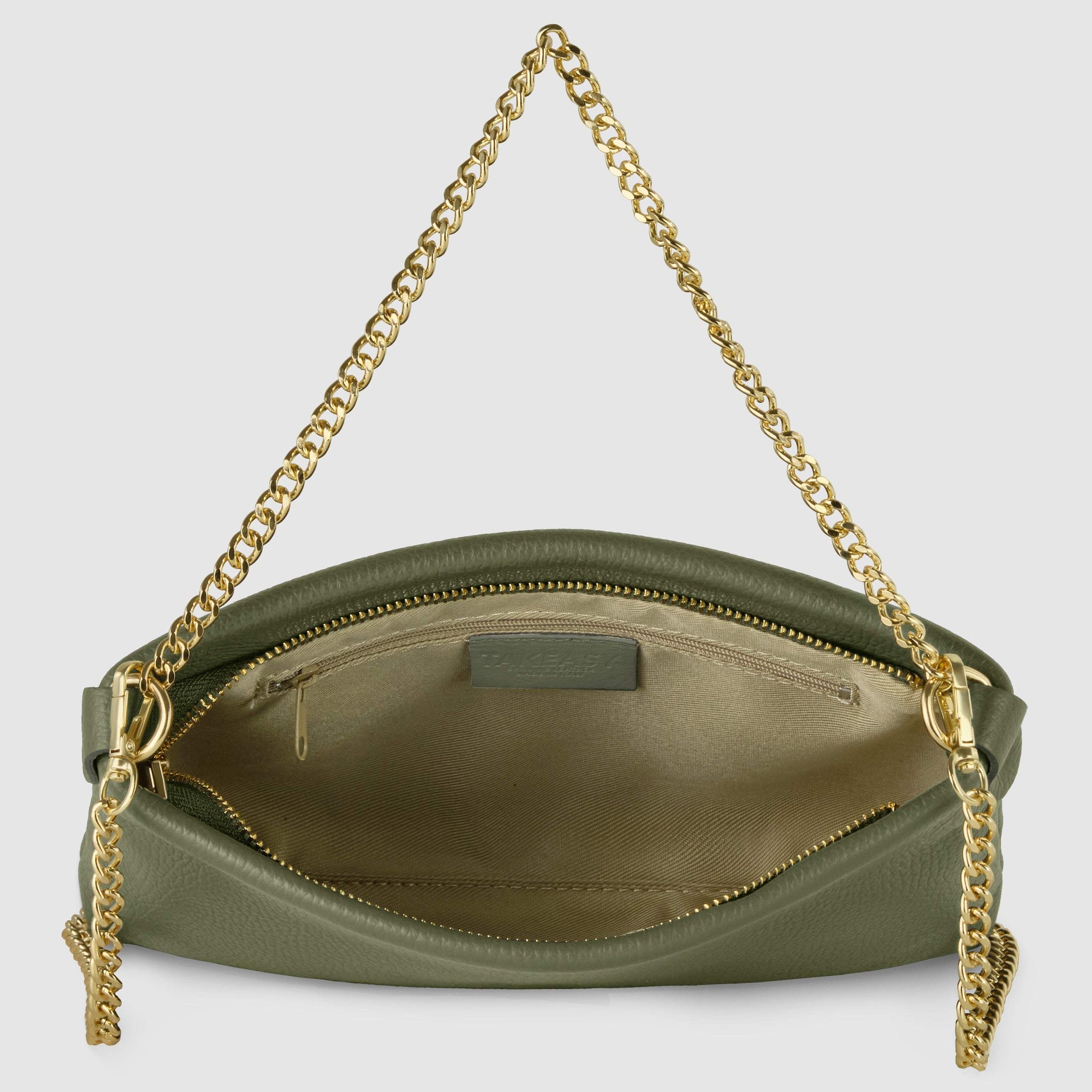 Italian Genuine Calf Leather Crossbody Bag 101315 - TAKEASY - Flyclothing LLC