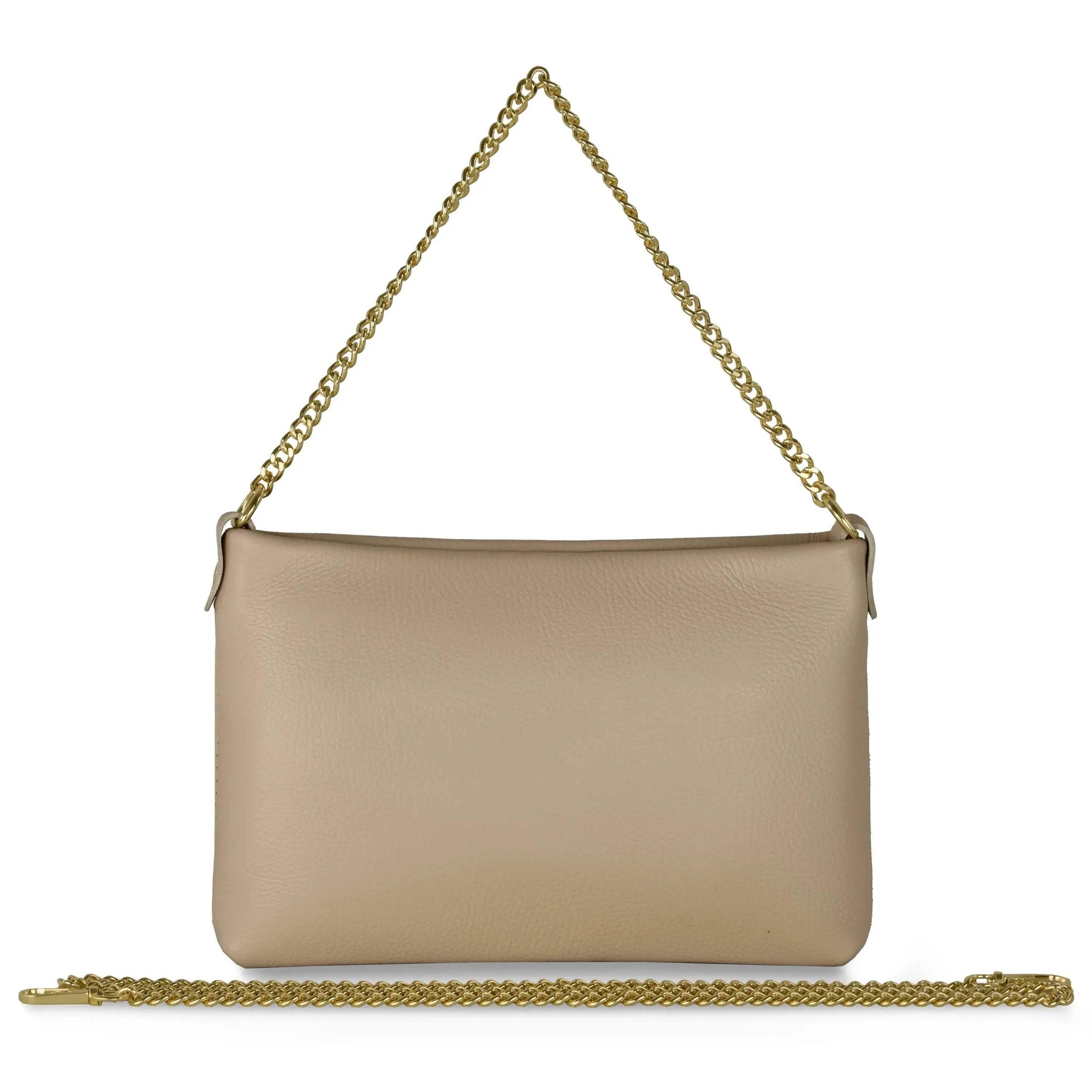 Italian Genuine Calf Leather Crossbody Bag 101315 - TAKEASY - Flyclothing LLC