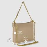 Italian Genuine Calf Leather Crossbody Bag 101315 - TAKEASY - Flyclothing LLC